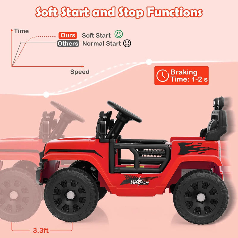 12V Kids Ride on Truck Car Battery Powered Electric Vehicle by DirectDeals