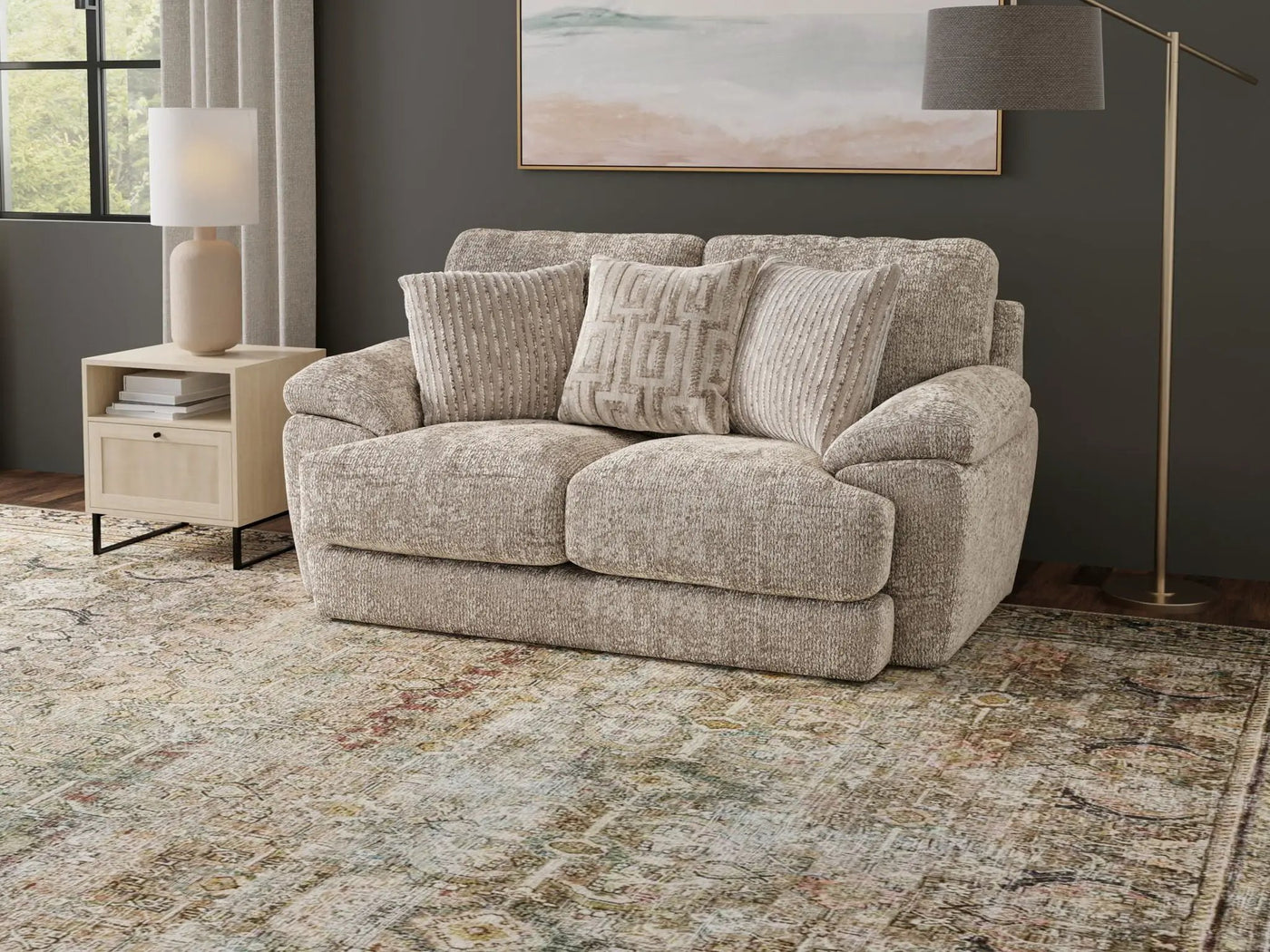 Jaden - Fabric Loveseat by Unique Piece Furniture