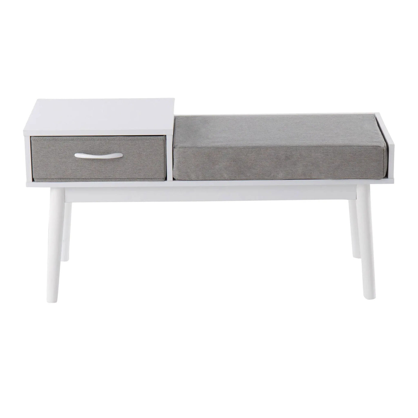 Telephone Contemporary Bench With Pull Out Drawer by HouseOfZazla