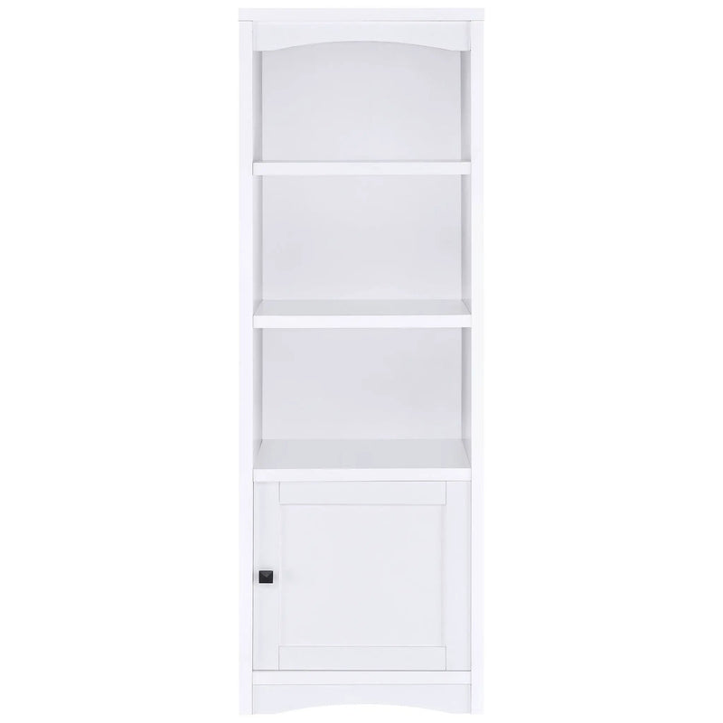 Laughlin 4-shelf Engineered Wood Media Tower White by Unique Piece Furniture