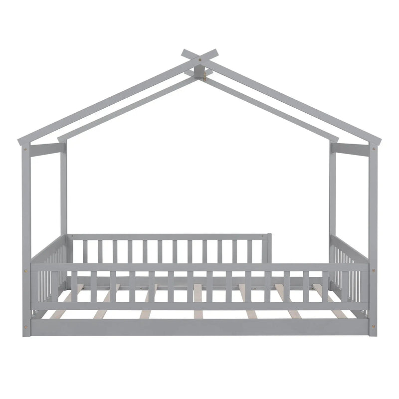 Bed House Bed Frame With Fence by Unique Piece Furniture