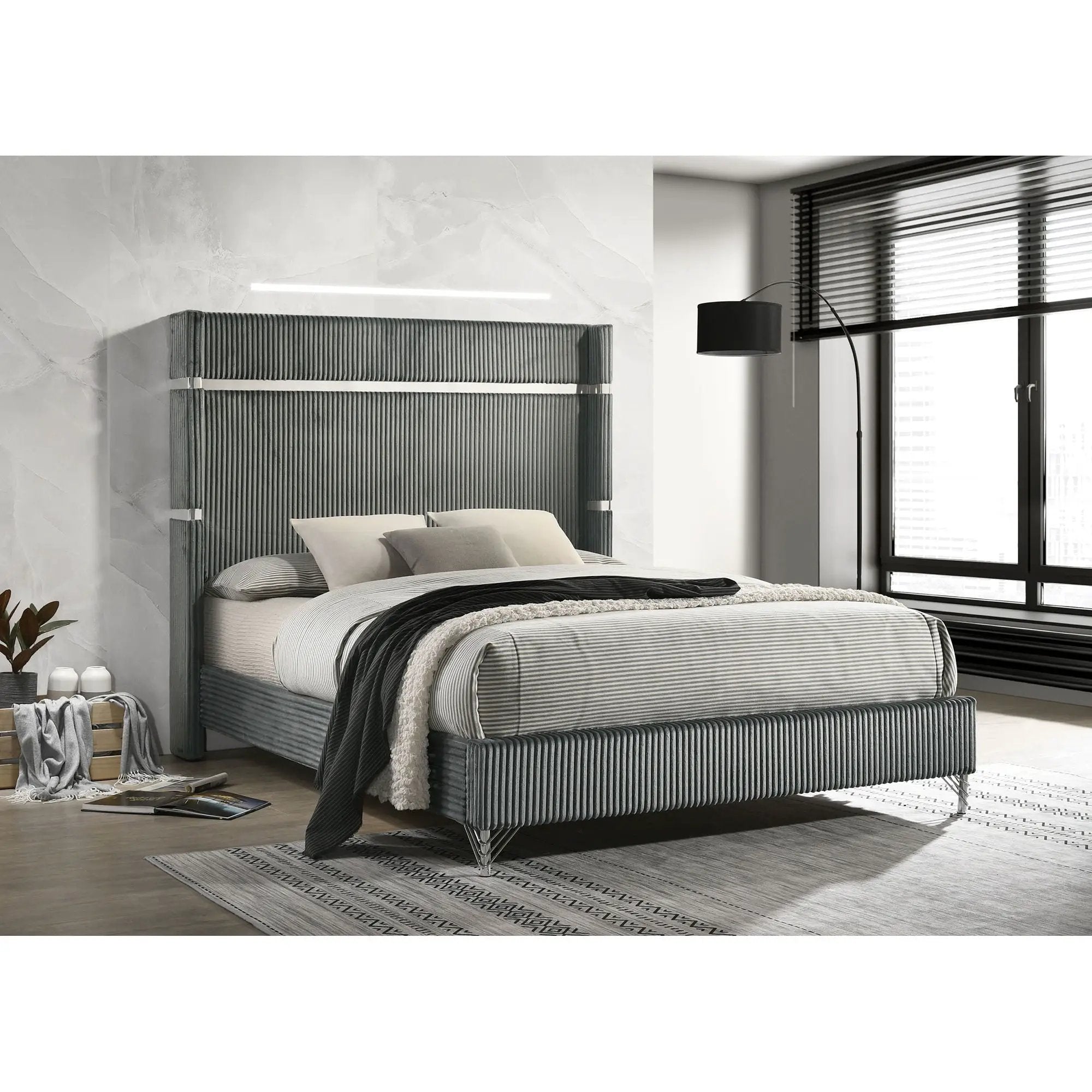 Malcolm - Wingback Bed
