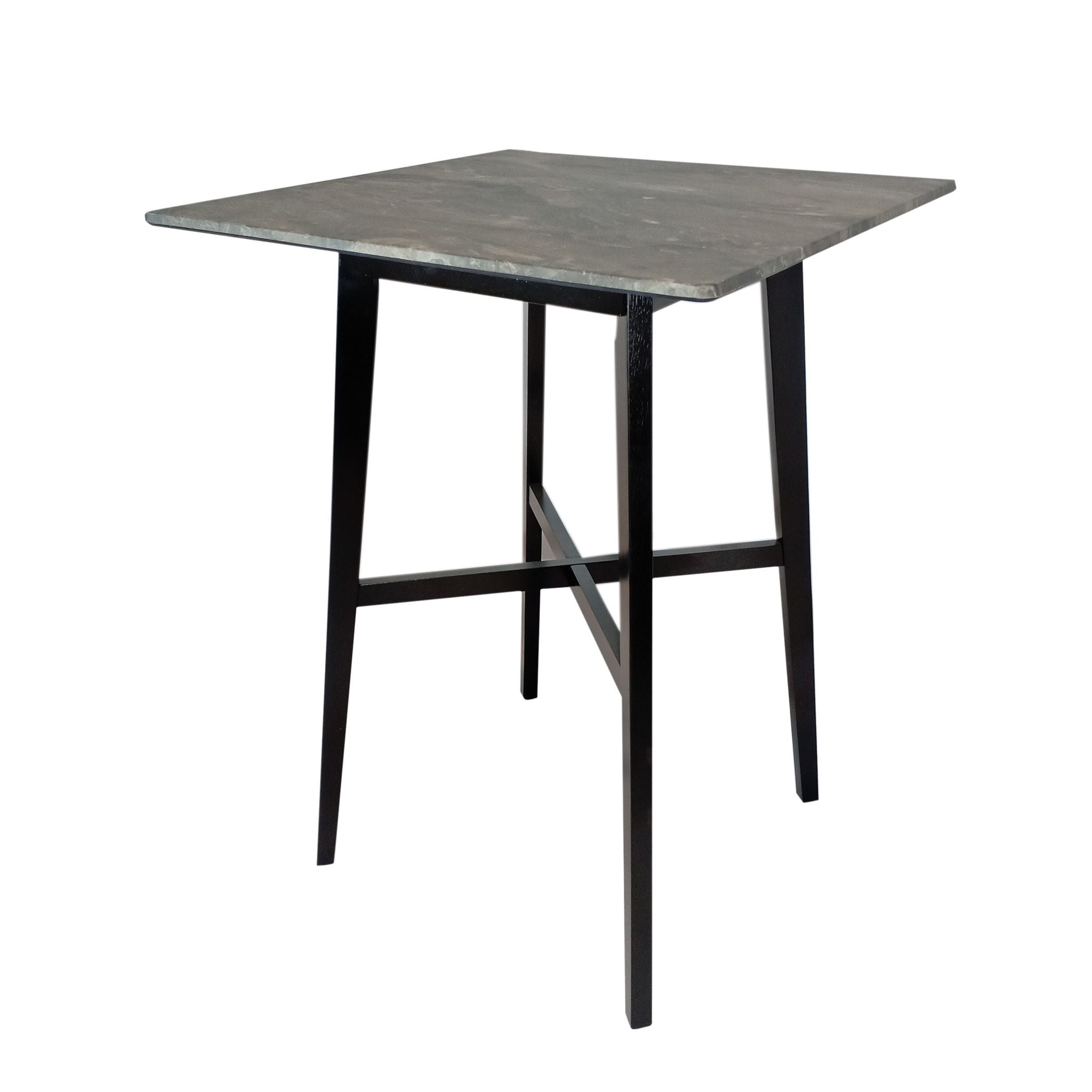 Modern Bar Height Dining Table, Rubberwood Legs and Laminate Table Top by HouseOfZazla