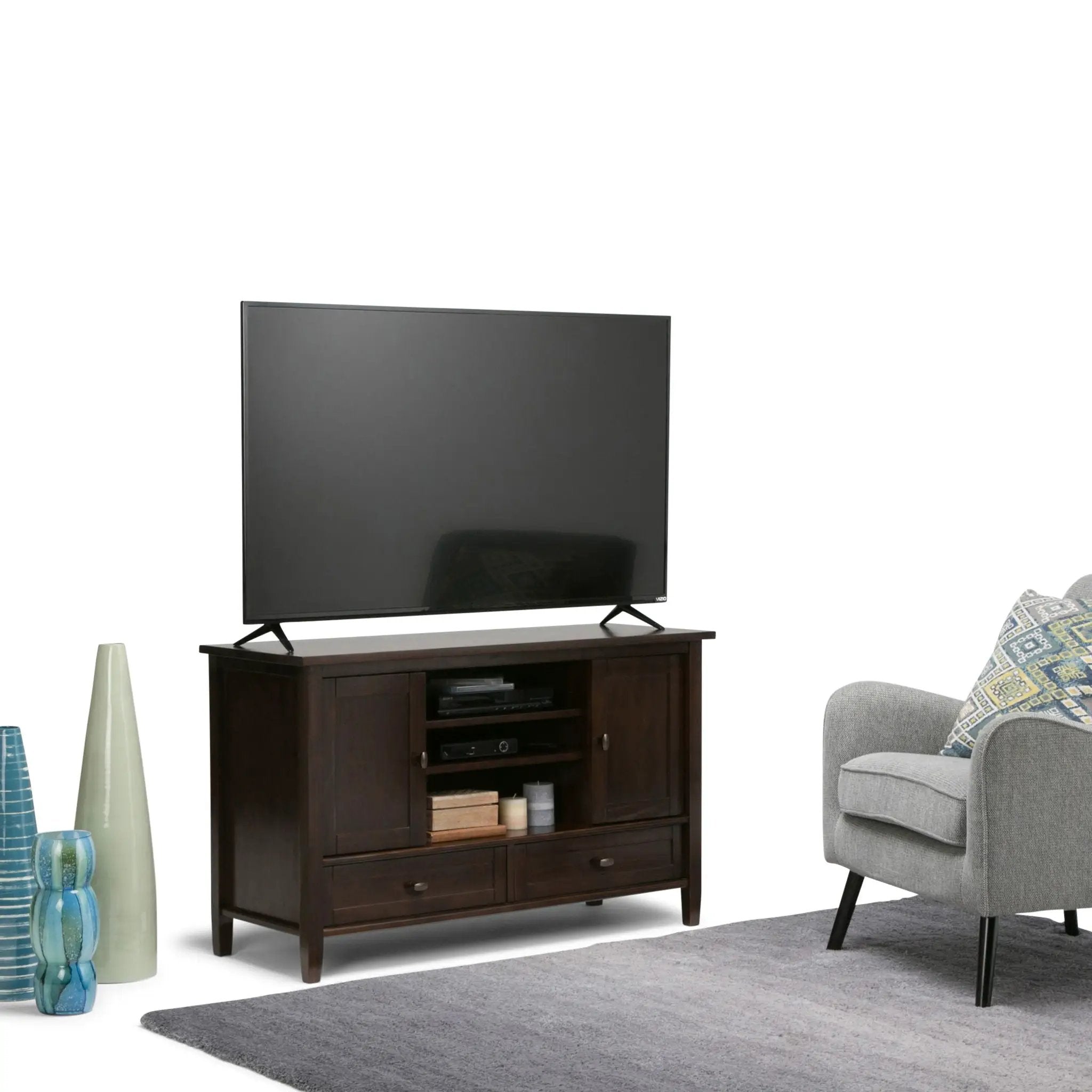 Warm Shaker - TV Media Stand Handcrafted by Unique Piece Furniture