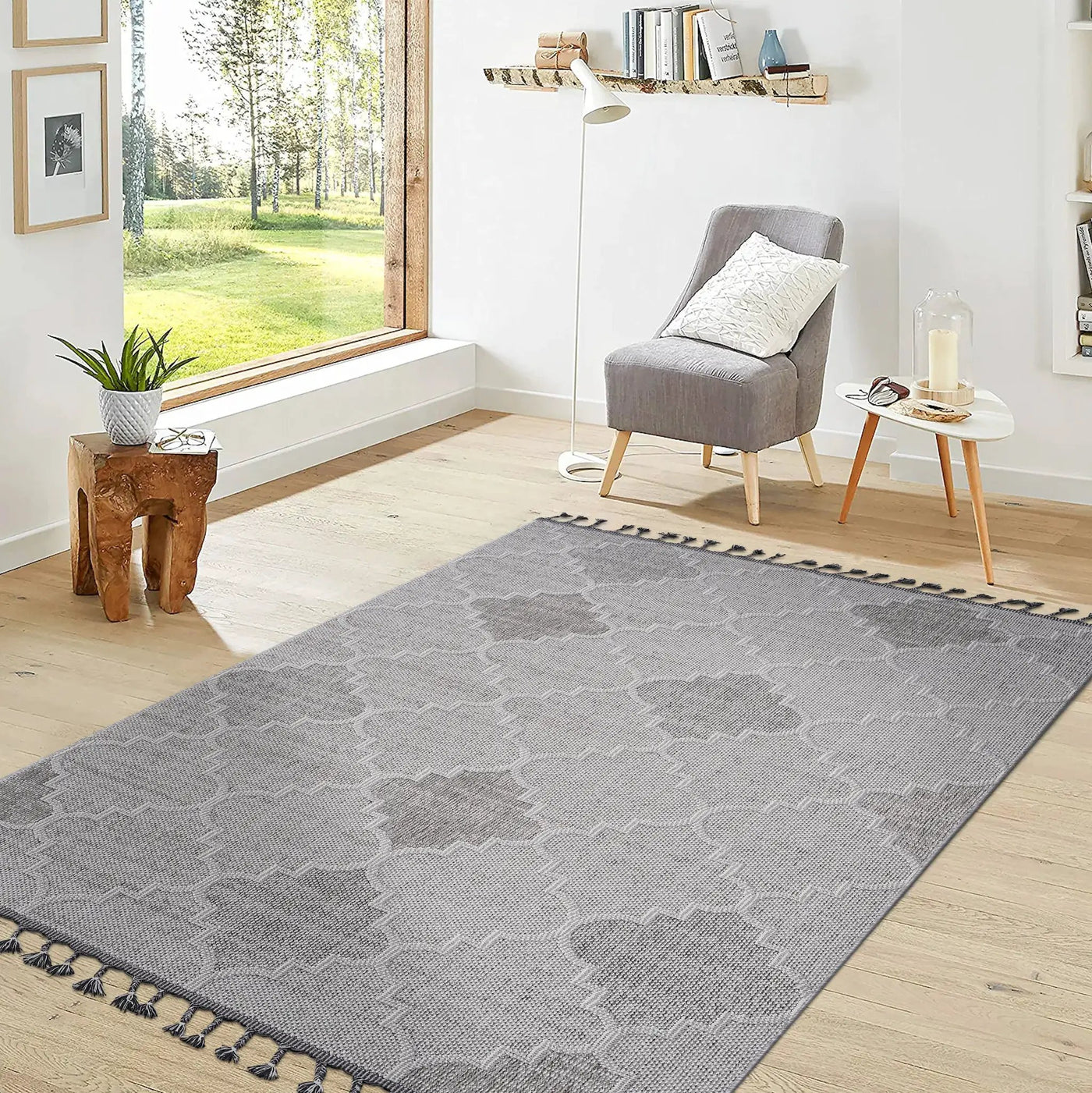 Guros Collection 6.7X9 Area Rug by HouseOfZazla