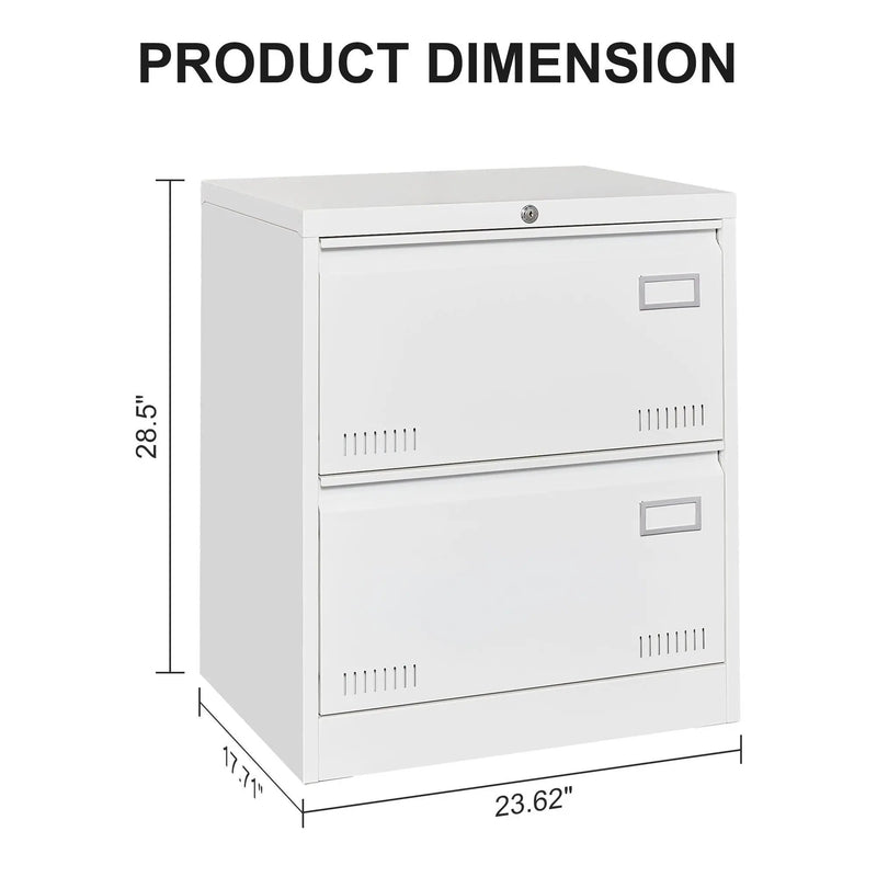 Filing Cabinet Lateral File Cabinet 3 Drawer, Locking Metal File Cabinets Three Drawer, Office Filing Cabinet With Lock Drawers For Home Office by HouseOfZazla