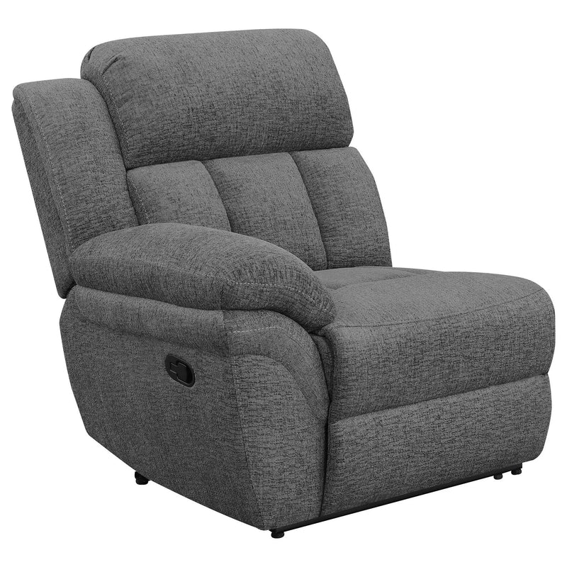 Bahrain Upholstered Motion Sofa Charcoal by Unique Piece Furniture