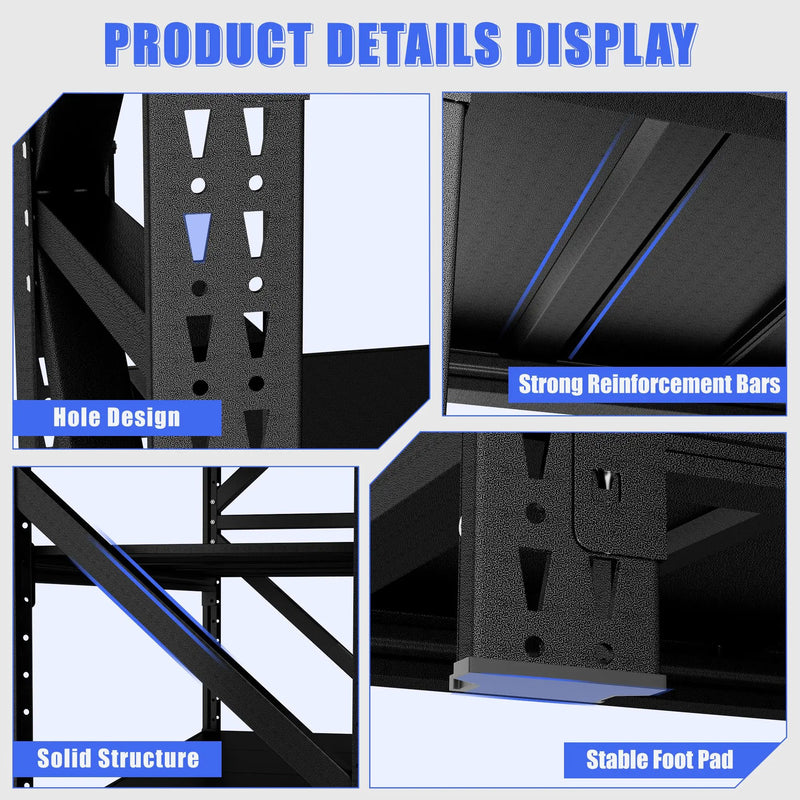 5000 lbs Heavy Duty Garage Shelving Unit by HouseOfZazla