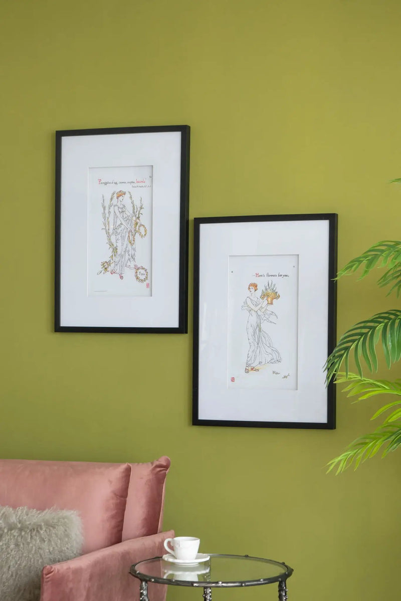Wall Arts (Set of 2) - Black White by Unique Piece Furniture