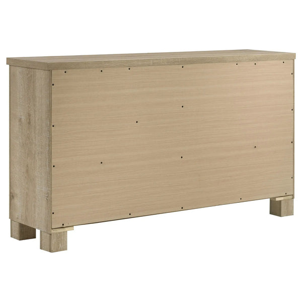 Oakglen 6-drawer Bedroom Dresser Weathered Oak, photo 2 of 7