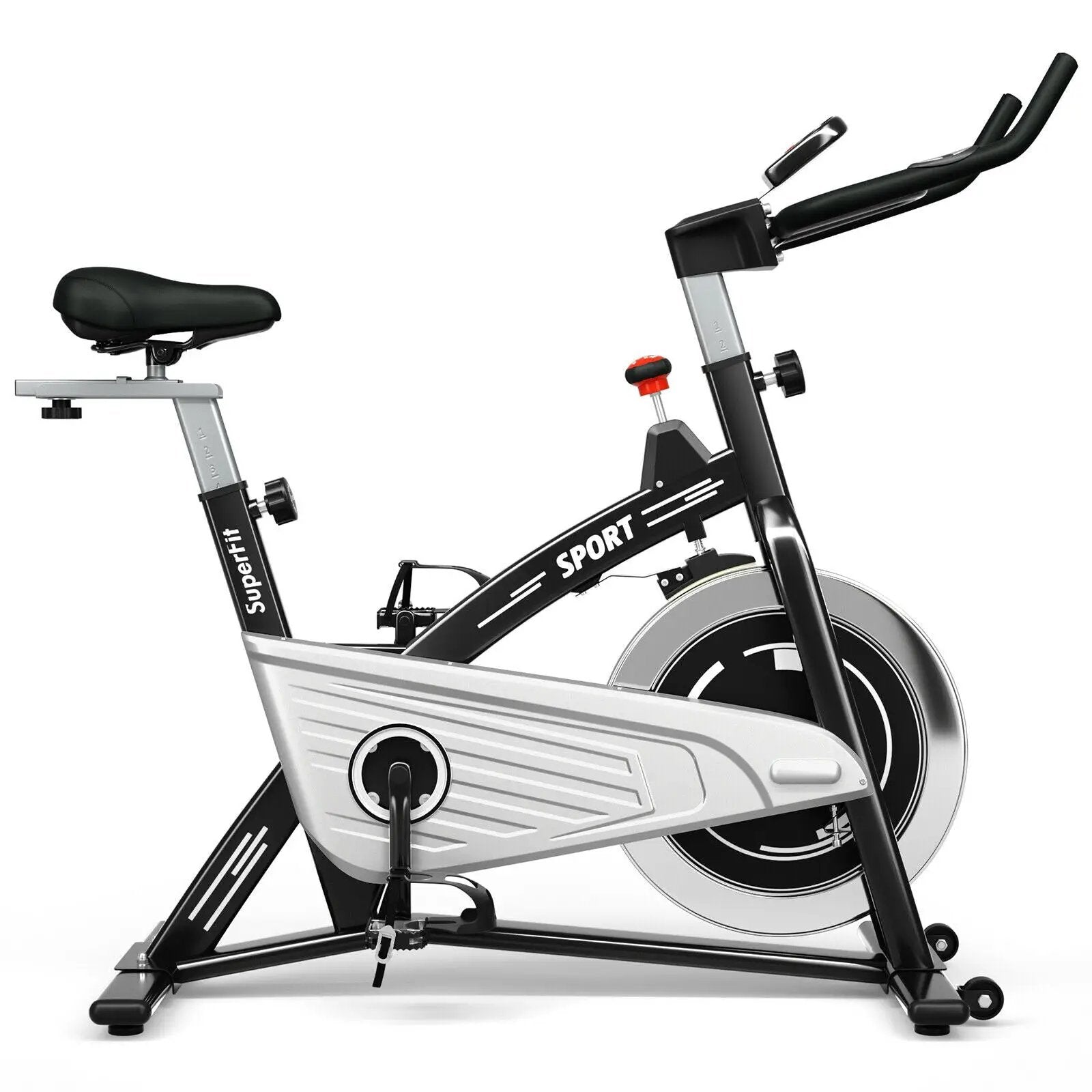 Indoor Exercise Cycling Bike with Heart Rate and Monitor by DirectDeals