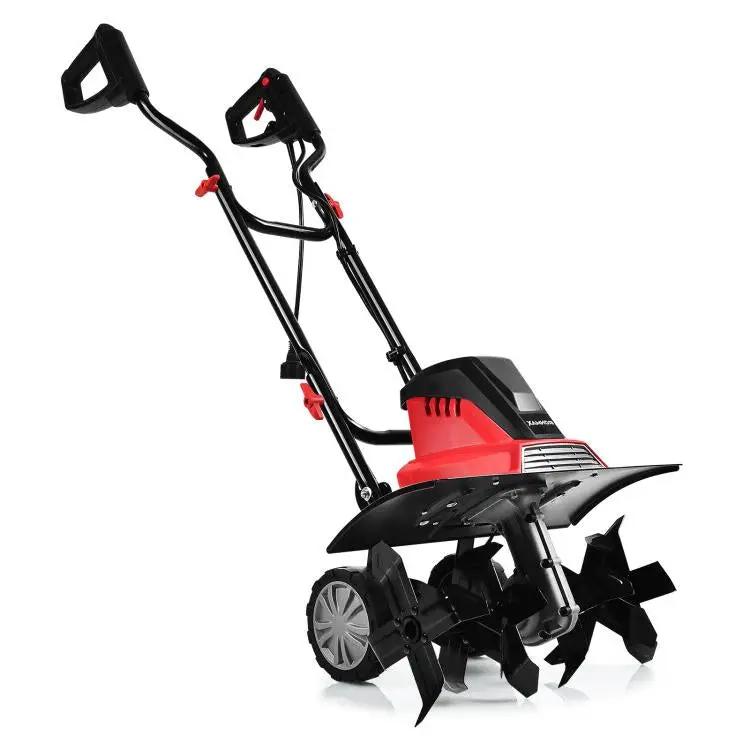 17-Inch 13.5 Amp Corded Electric Tiller and Cultivator 9-Inch Tilling Depth by DirectDeals