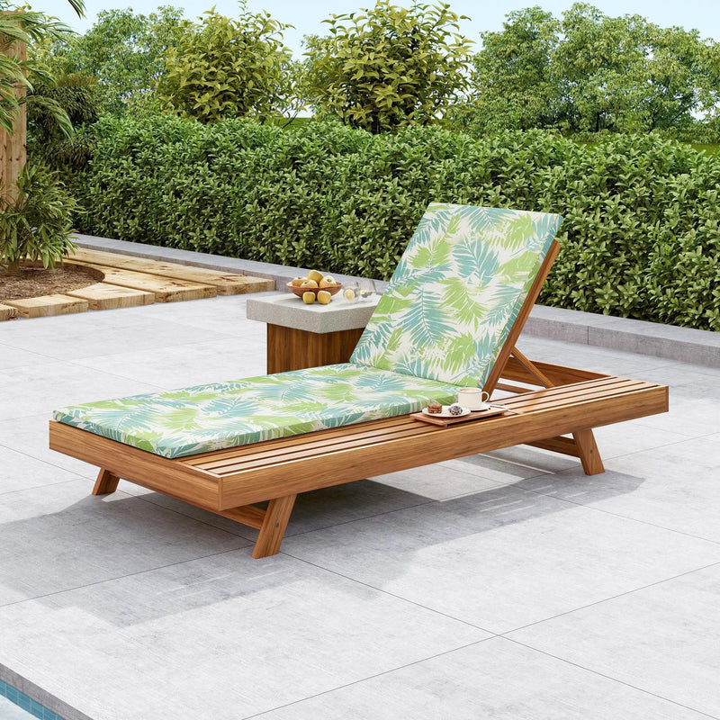 Lounge Chaise Set with Water-Resistant Cushions by HouseOfZazla