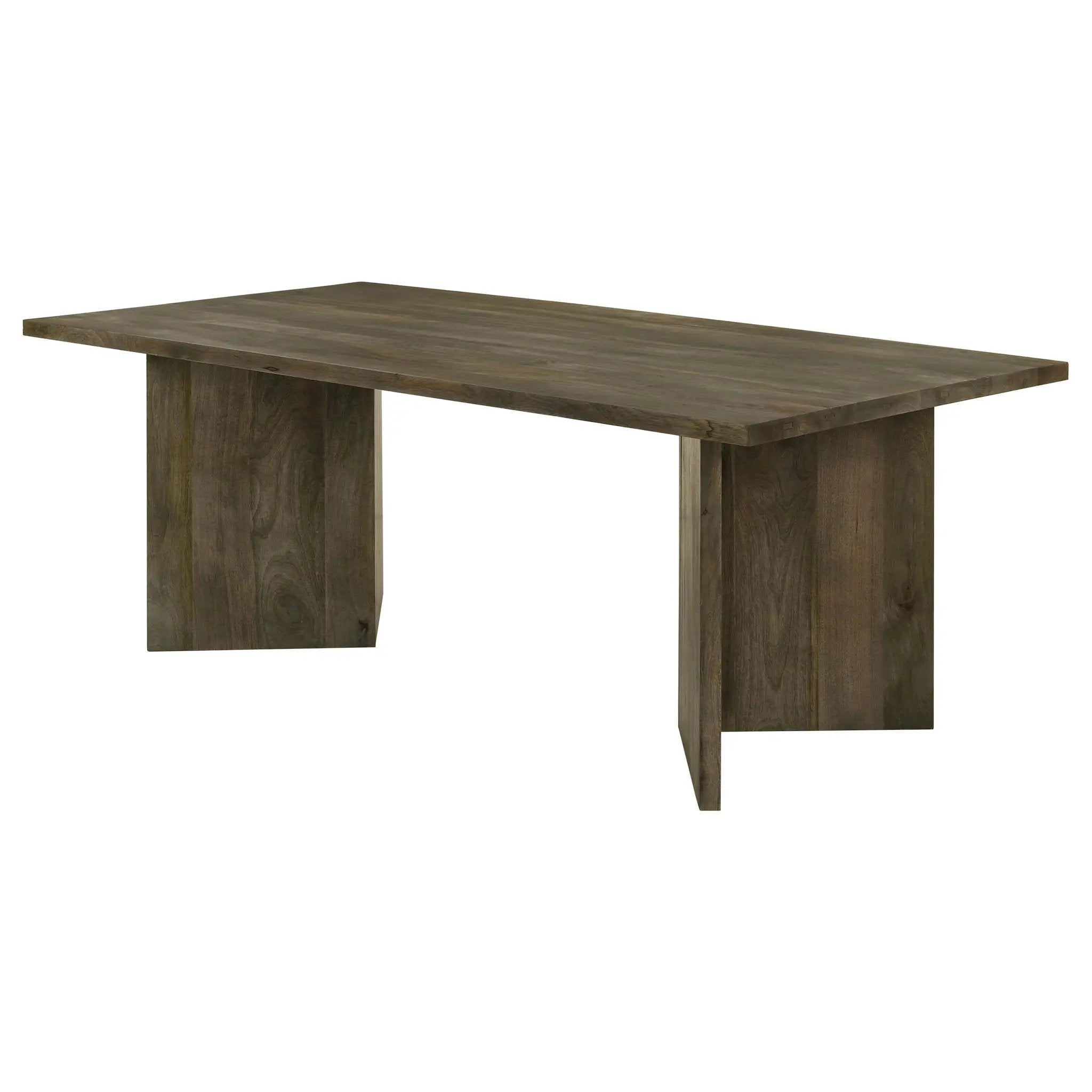 Tyler 80-inch Solid Wood Dining Table Mango Brown by Unique Piece Furniture