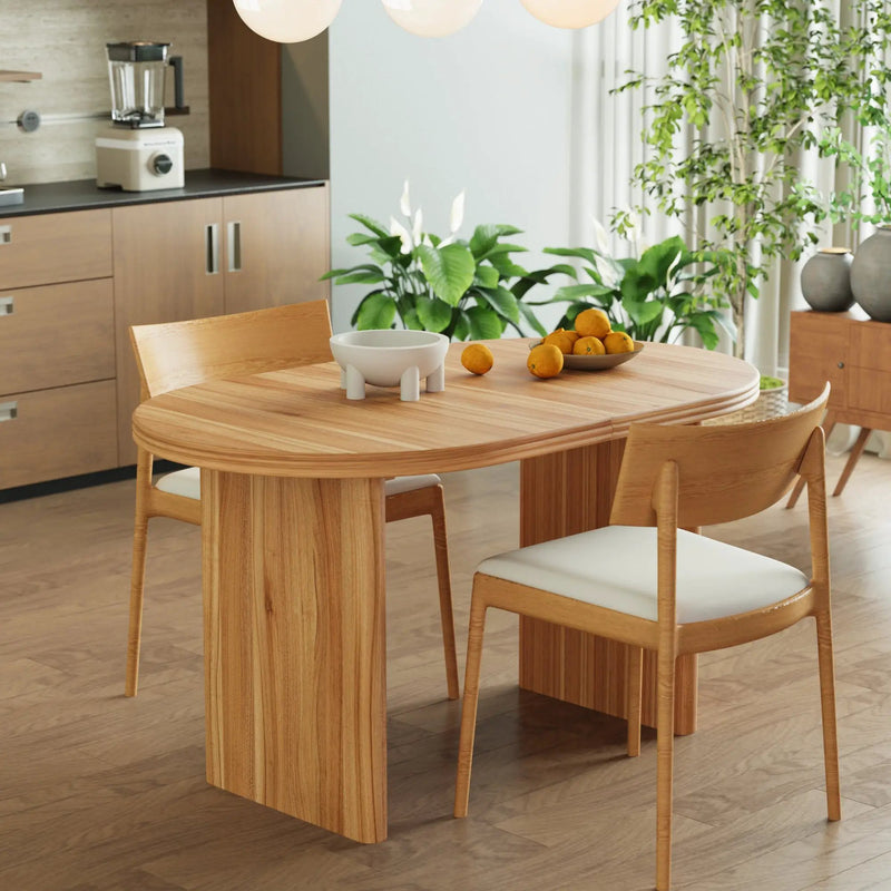 Modern Extendable Dining Table with Removable Extension Leaves by HouseOfZazla