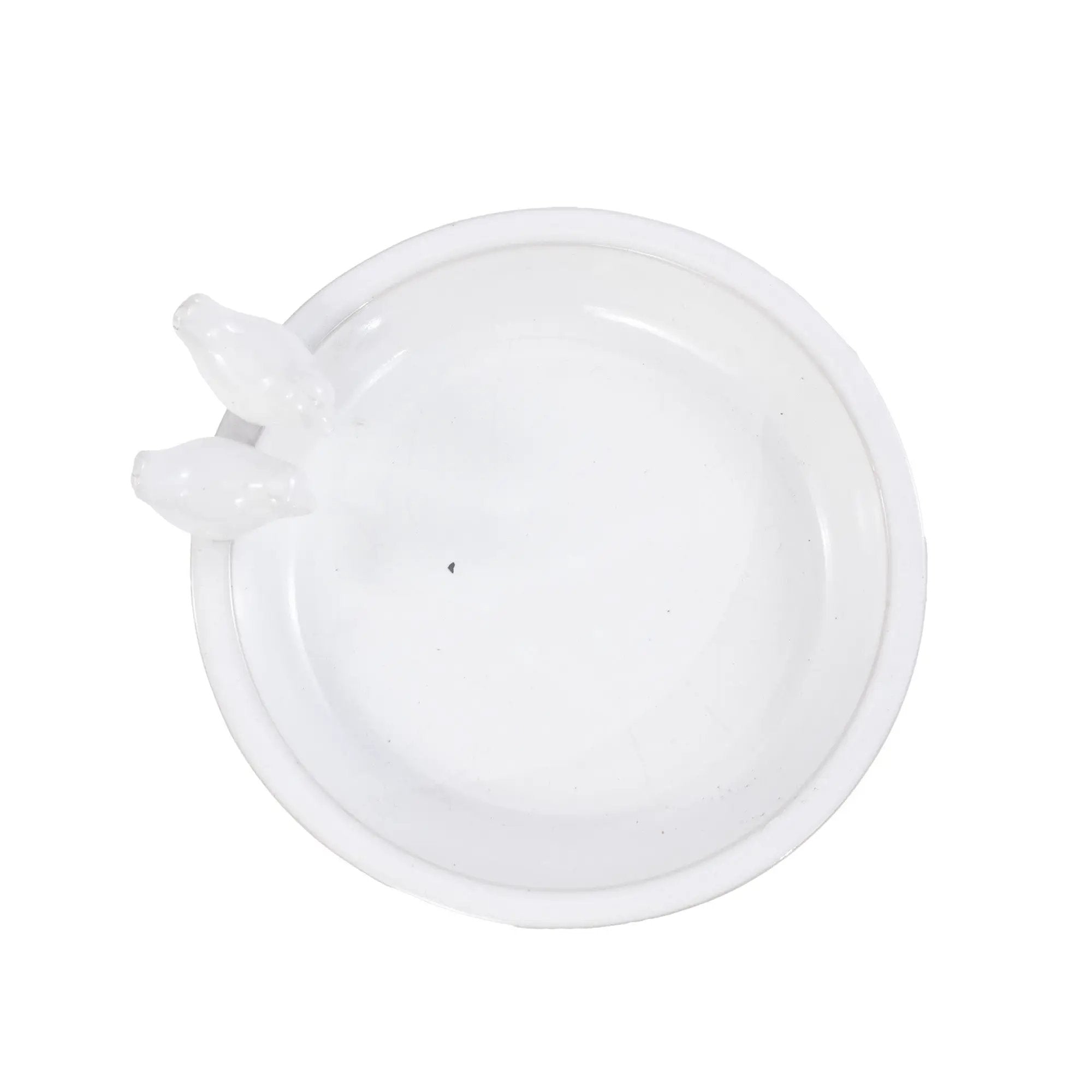 Handmade Ceramic Bird Bath - 11.8 Inch Glossy by HouseOfZazla