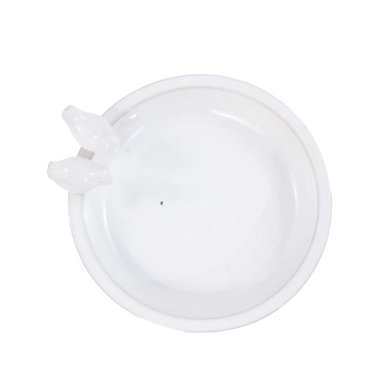 Handmade Ceramic Bird Bath - 11.8 Inch Glossy by HouseOfZazla