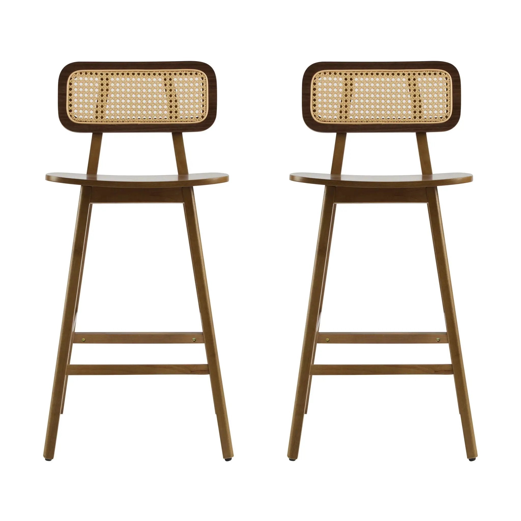 Bari Indoor Wood Barstool (Set of 2) by HouseOfZazla