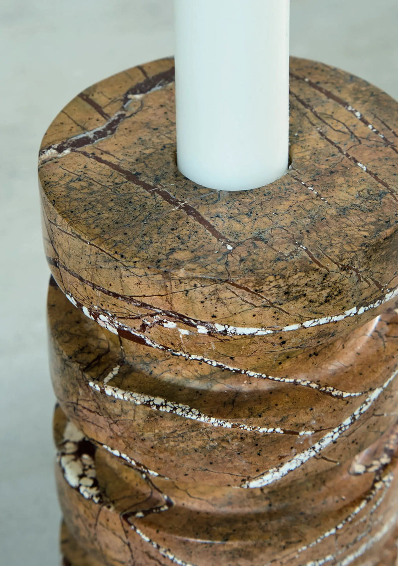 Emsleyfield - Candle Holder Set (Set of 2) - Tan by Unique Piece Furniture