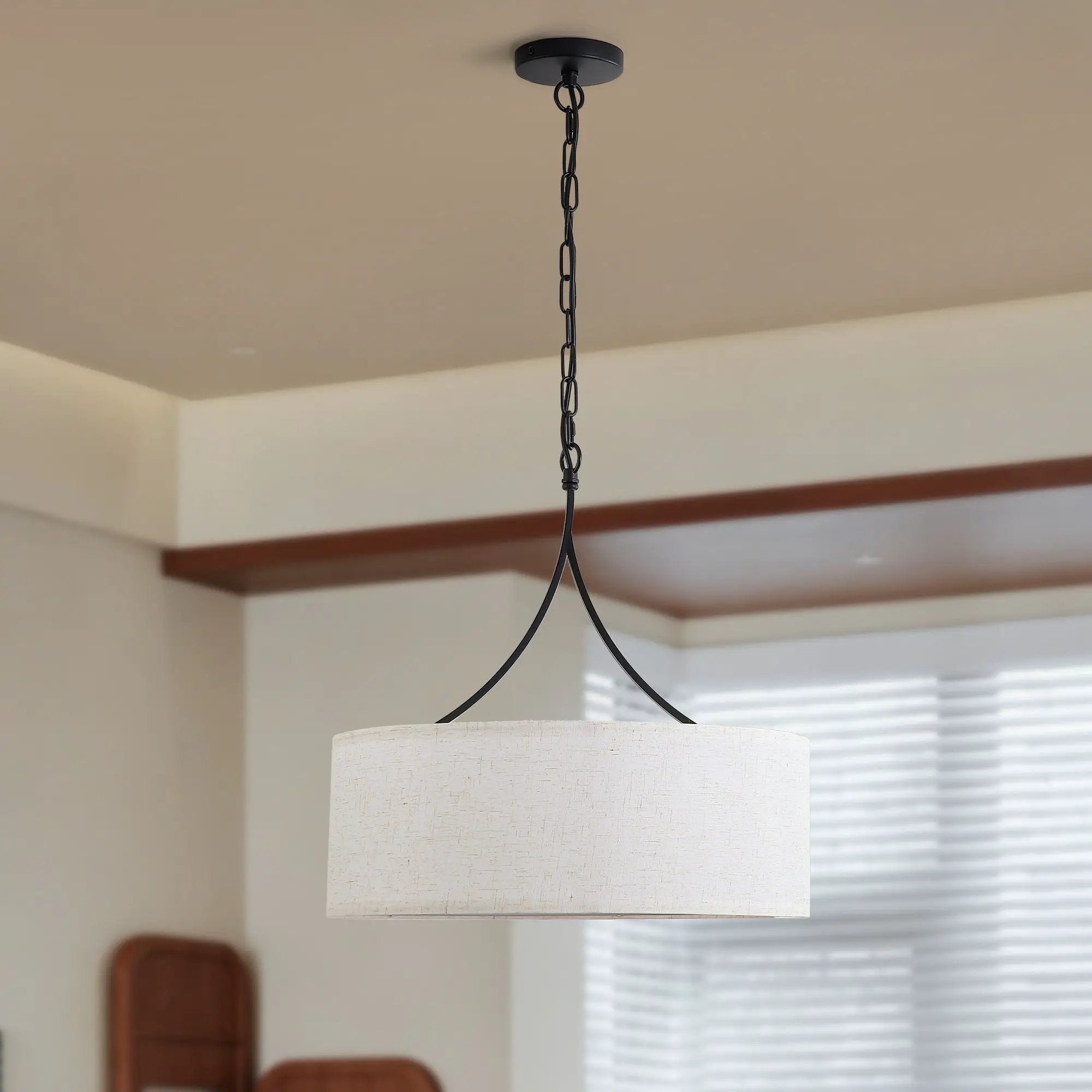 3 Light Drum Pendant Light by HouseOfZazla