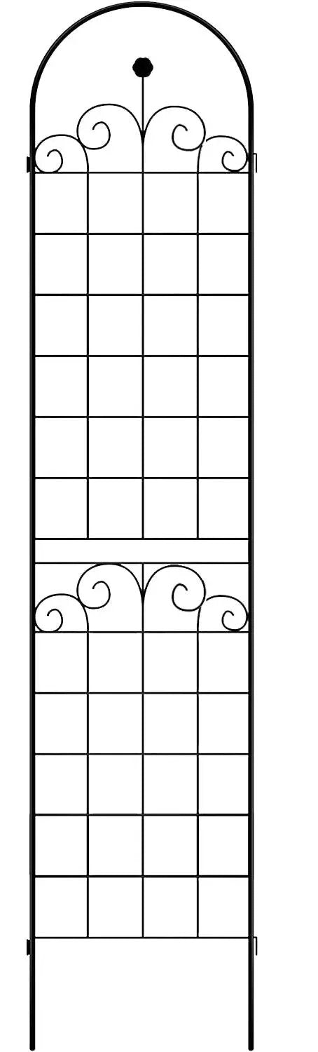Metal Garden Trellis For Climbing Plants Outdoor Rustproof Plant Support Rose Trellis Netting Trellis by HouseOfZazla