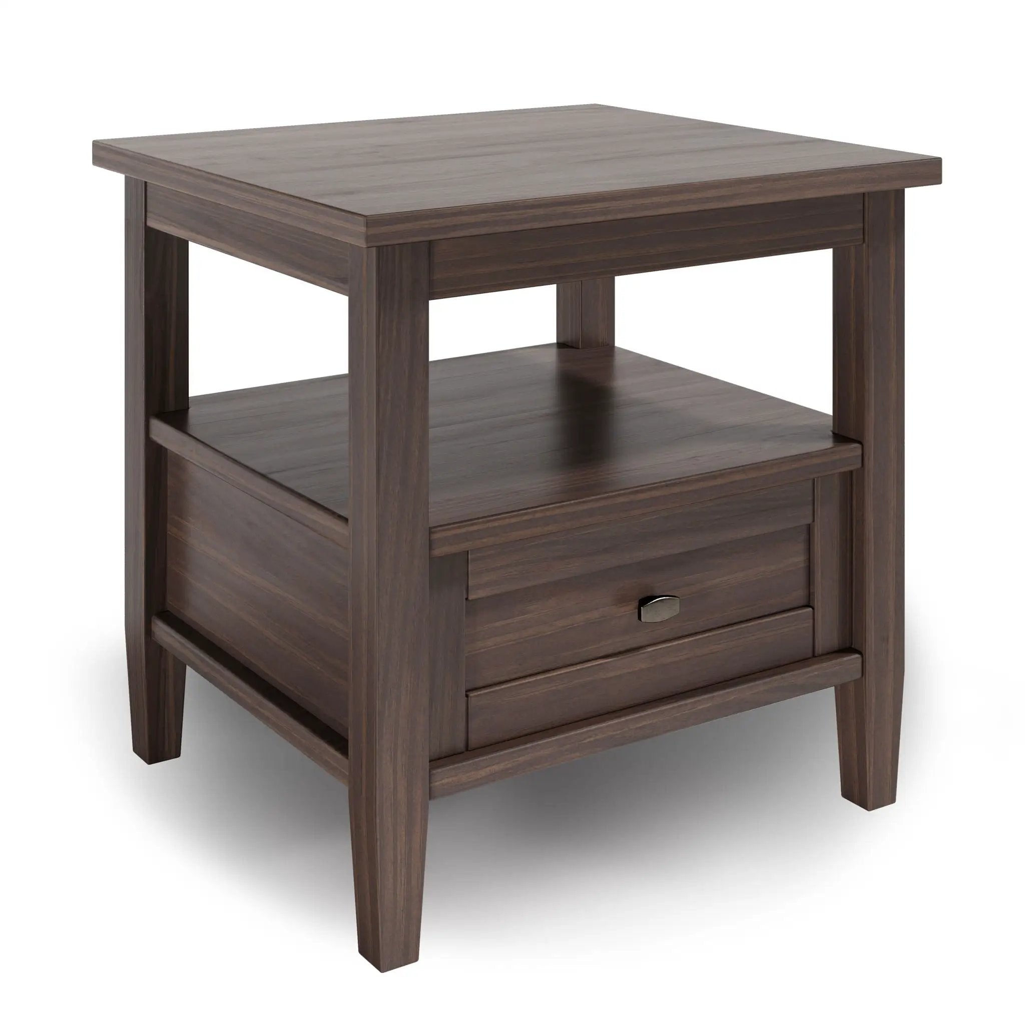 Warm Shaker - End Table - Warm Walnut Brown by Unique Piece Furniture