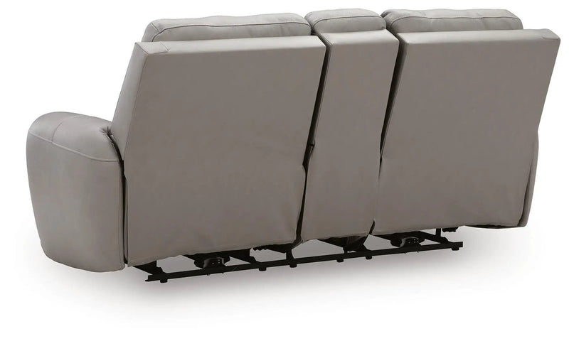 Real Moments - Power Reclining Loveseat With Audio Seating - Ash by Unique Piece Furniture