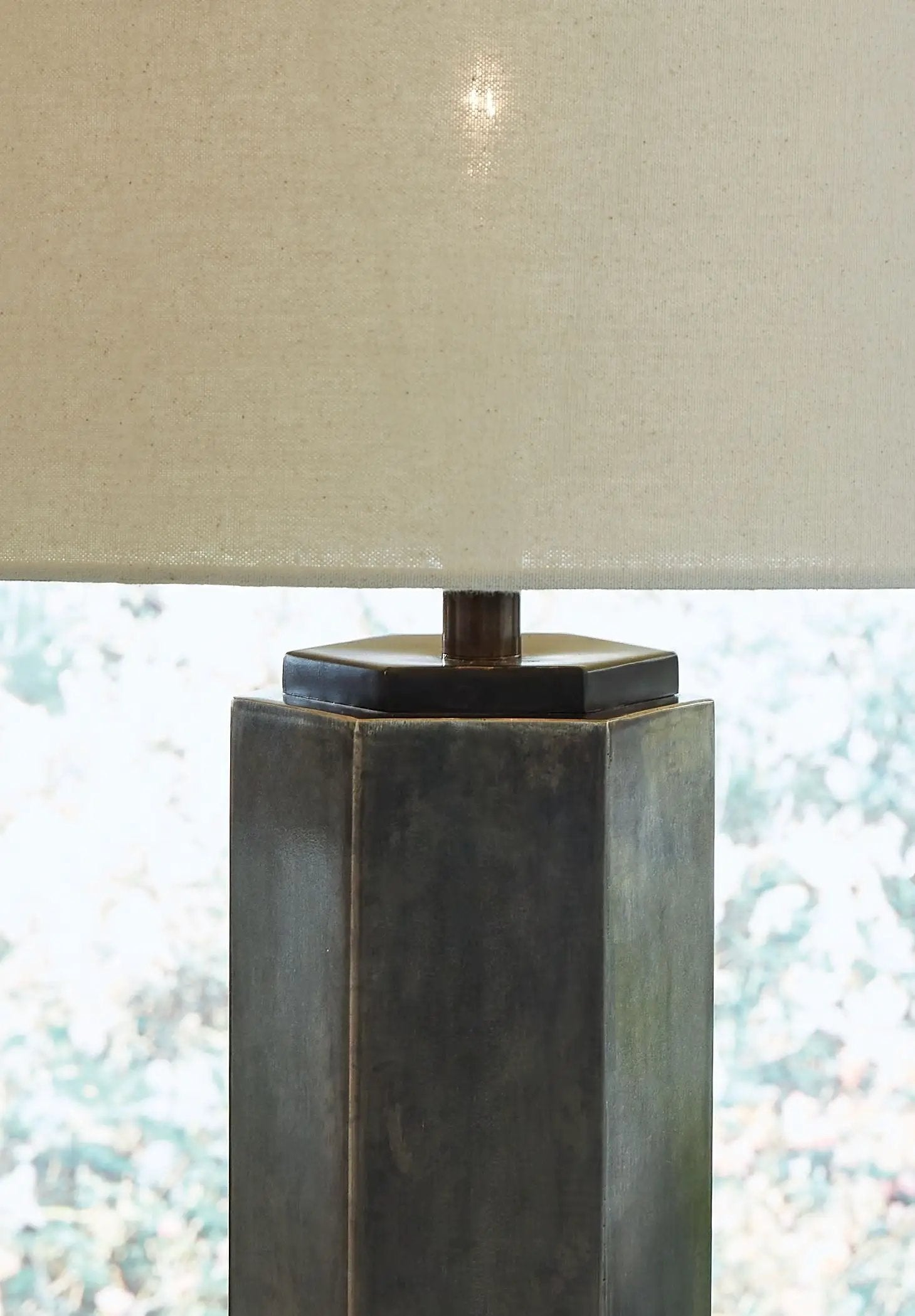 Dirkton - Metal Table Lamp - Antique Pewter Finish by Unique Piece Furniture