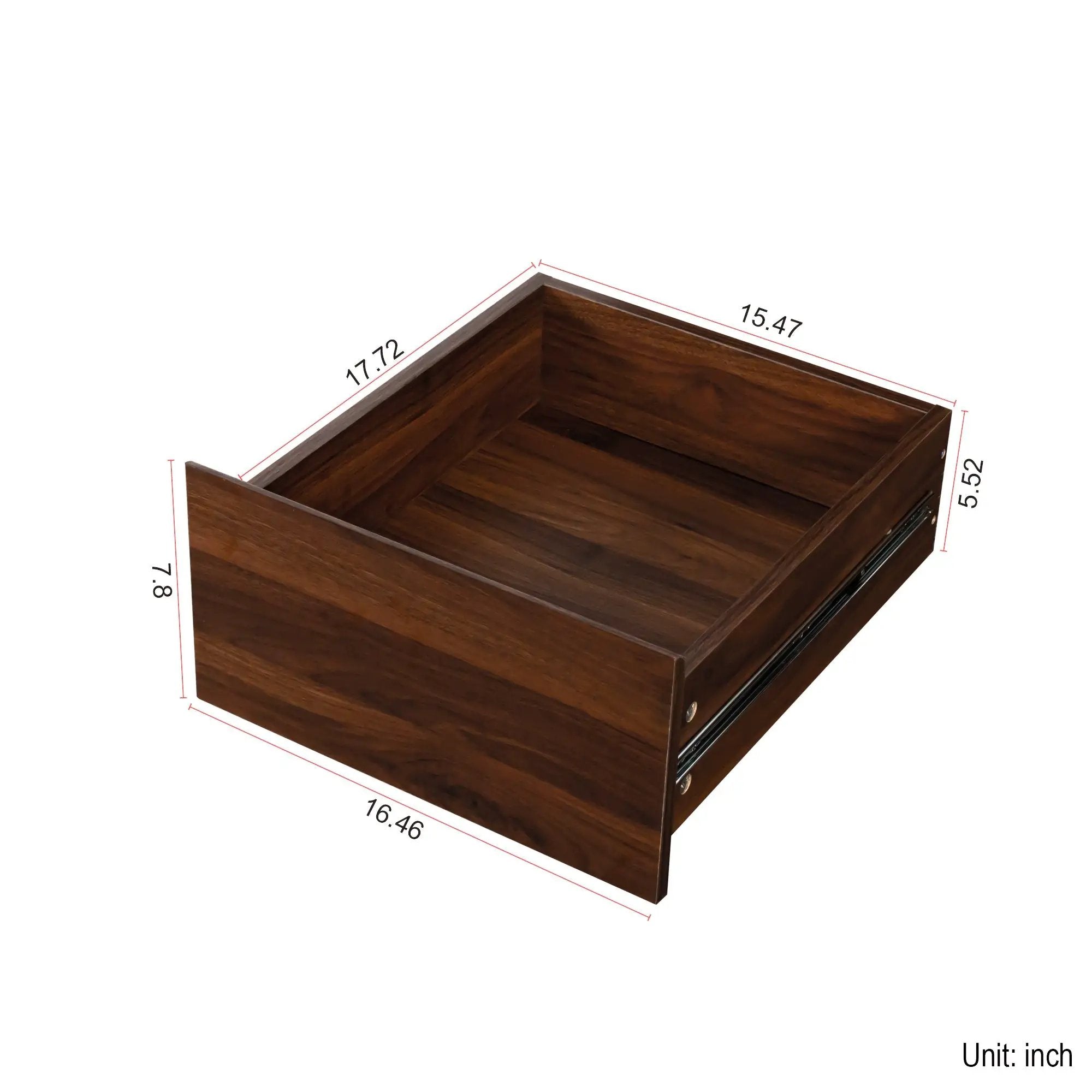 Computer Desk with Drawers, Modern Corner Home Office Storage with Extendable Table by HouseOfZazla
