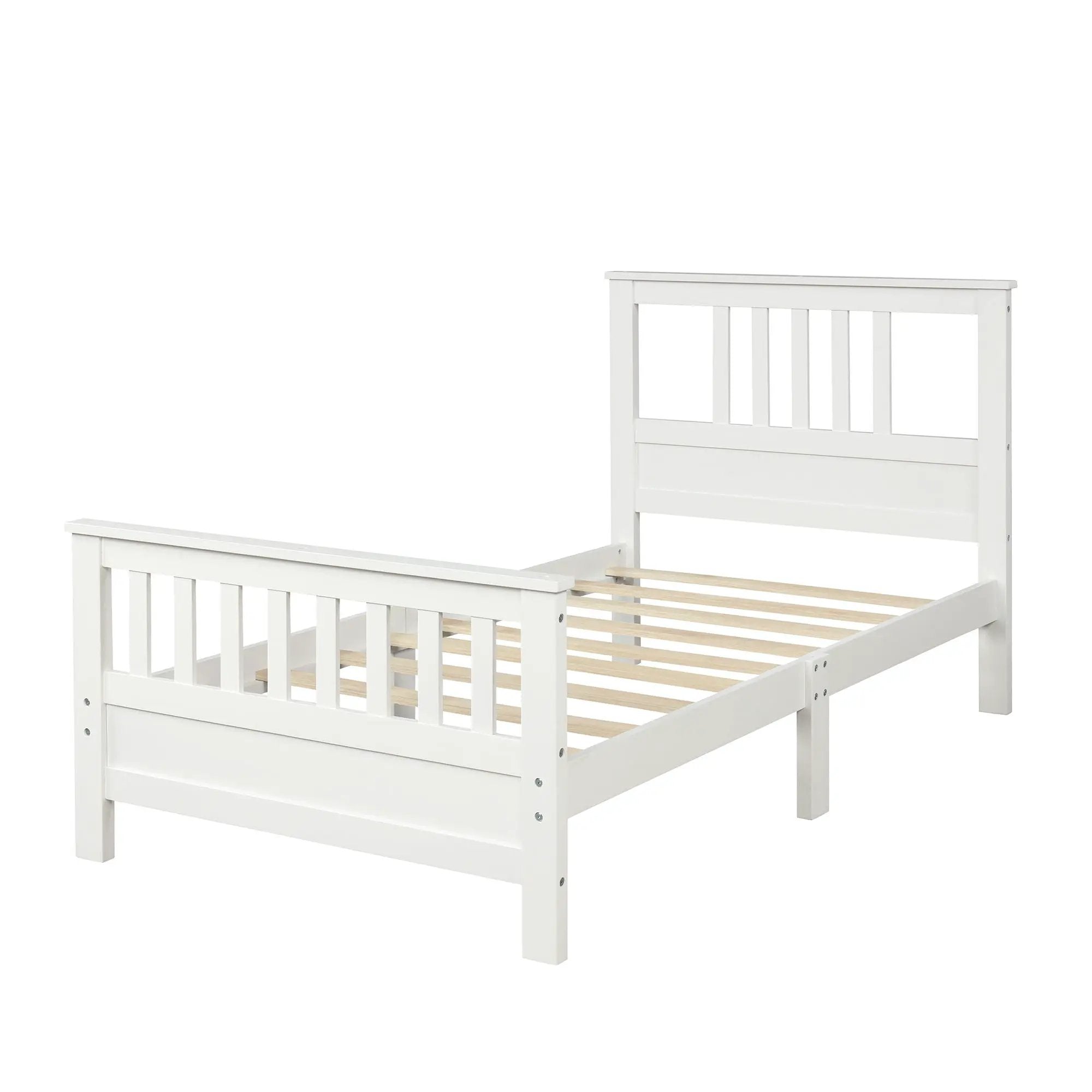 Platform Bed With Paneled Headboard And Footboard by Unique Piece Furniture
