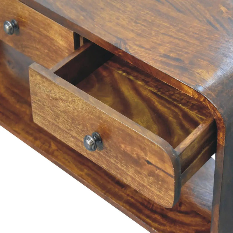 Aspen - Slim Media Unit - Dark Brown by HouseOfZazla