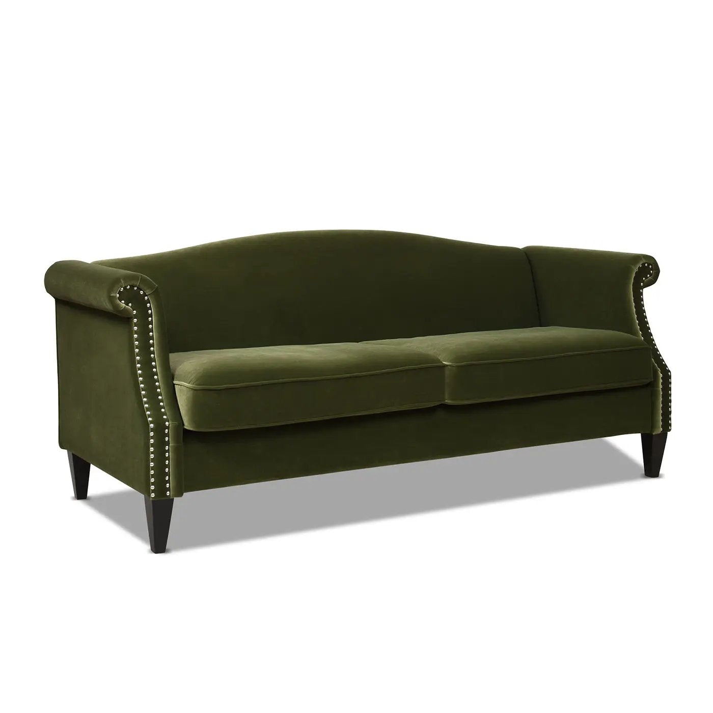Elaine - Camel Back Small Space Sofa by HouseOfZazla