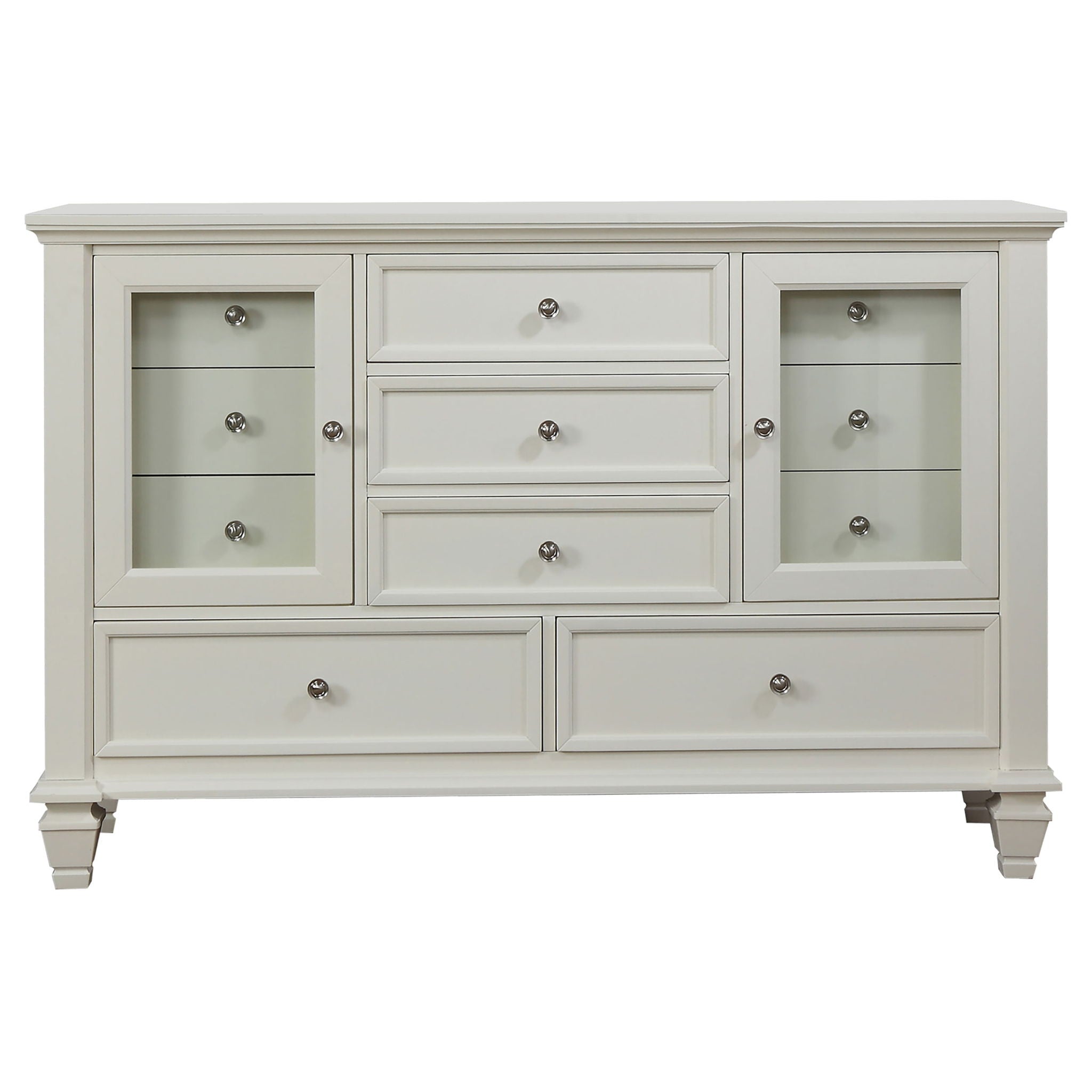 Sandy Beach 11-drawer Dresser Cream White by Unique Piece Furniture
