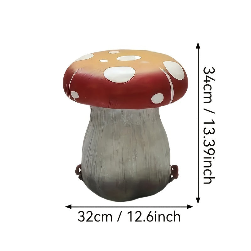 13.4' Oversized Mushroom Statue Stool by HouseOfZazla