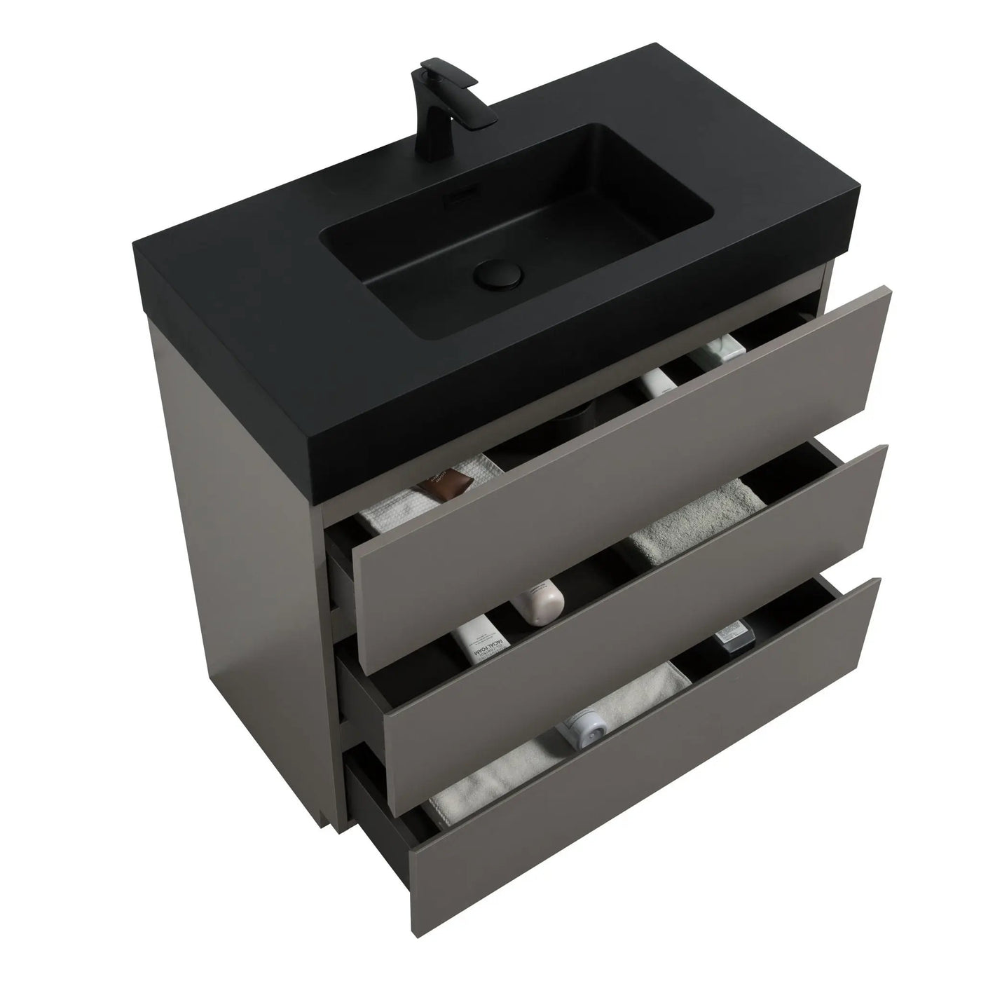 Alice - Bathroom Vanity With Sink, Large Storage Freestanding by Unique Piece Furniture