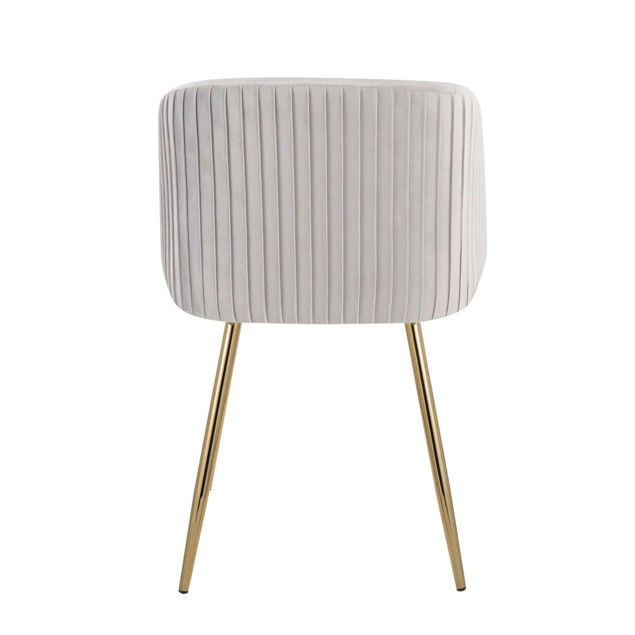 Fran - Pleated Waves Contemporary Chair (Set of 2) by Unique Piece Furniture