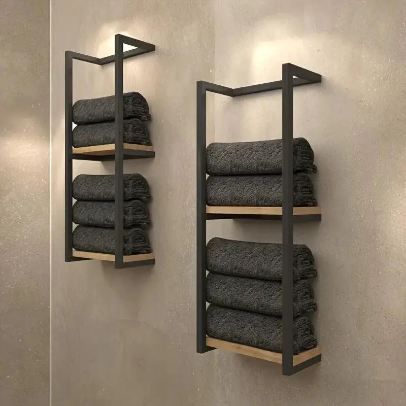 Wall Organizer - Handcrafted Metal Multiple Shelves by House Of Avana