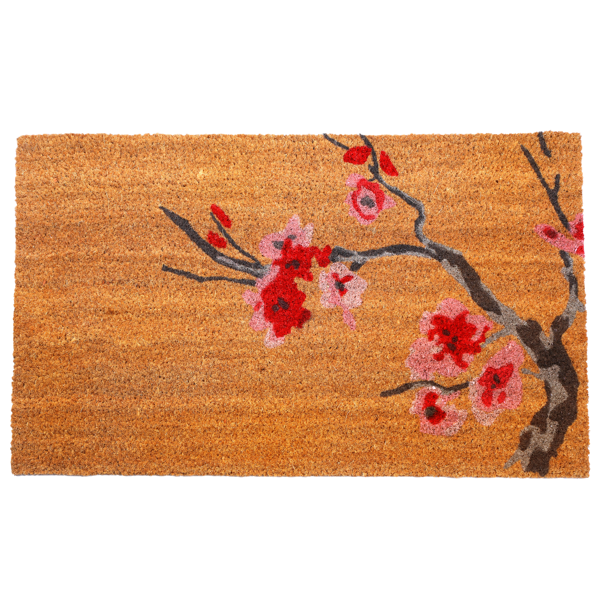 Cherry Branch Doormat, Durable by Fab Habitat