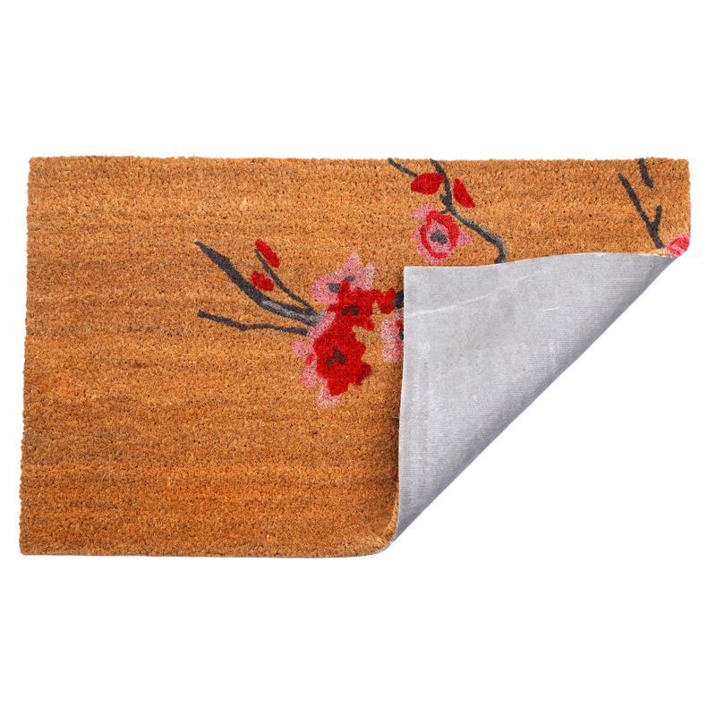 Cherry Branch Doormat, Durable by Fab Habitat
