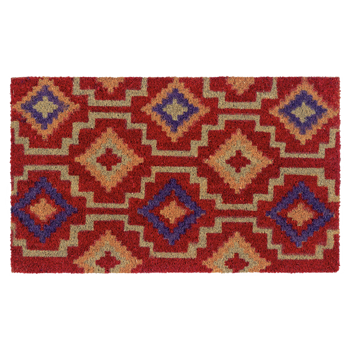 Lhasa Kilim - Red Coir Doormat, photo 6 of 35