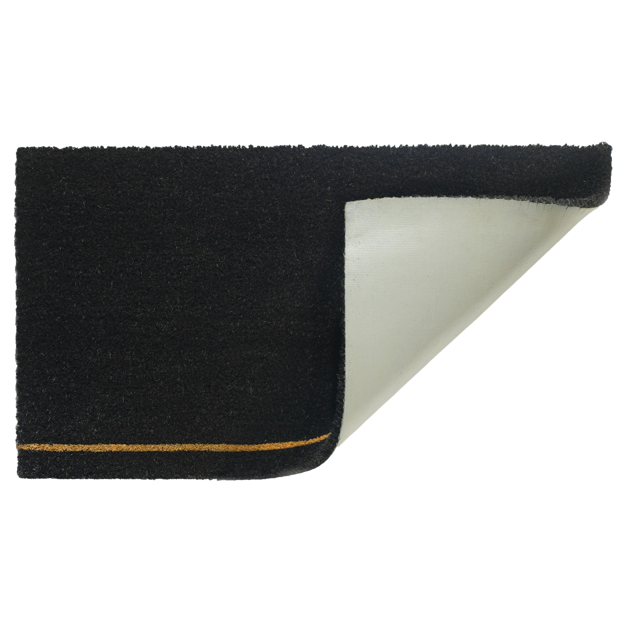Home View - Black Coir Doormat by Fab Habitat