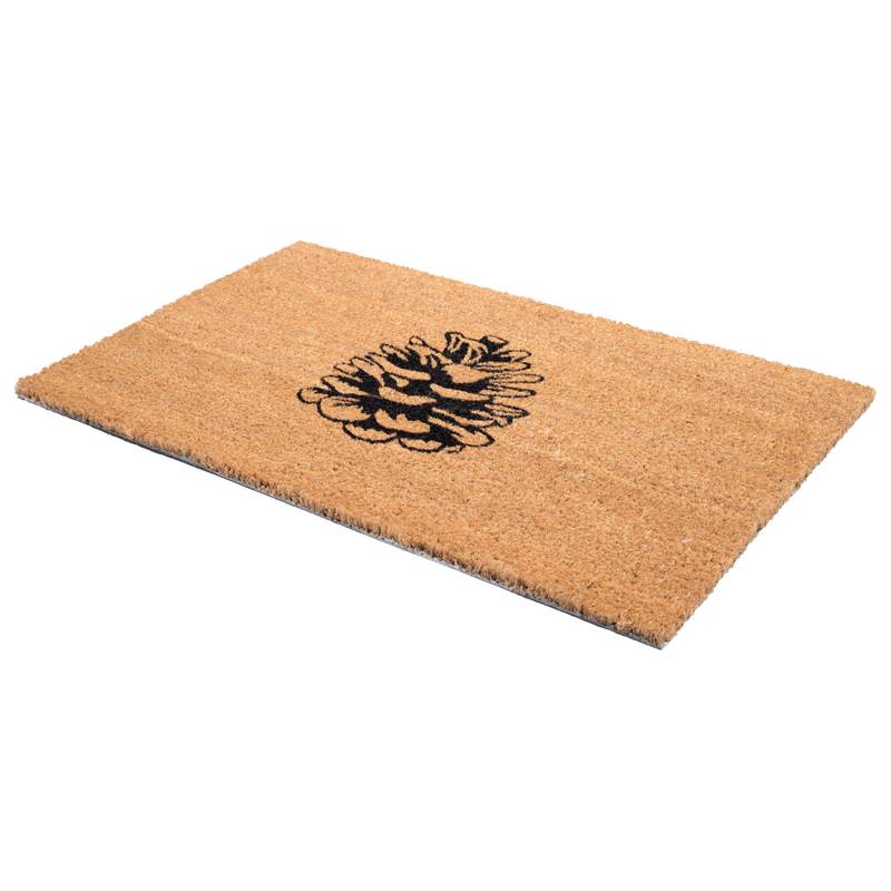 Nature Lover Pine Cone Coir Doormat by Fab Habitat
