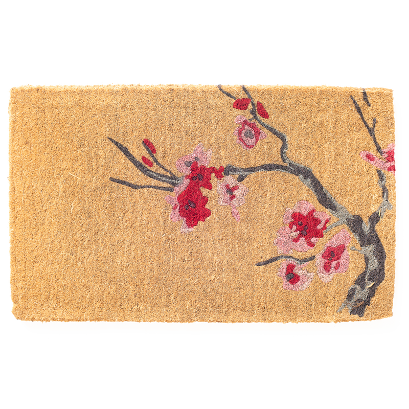Cherry Branch Doormat, Durable by Fab Habitat