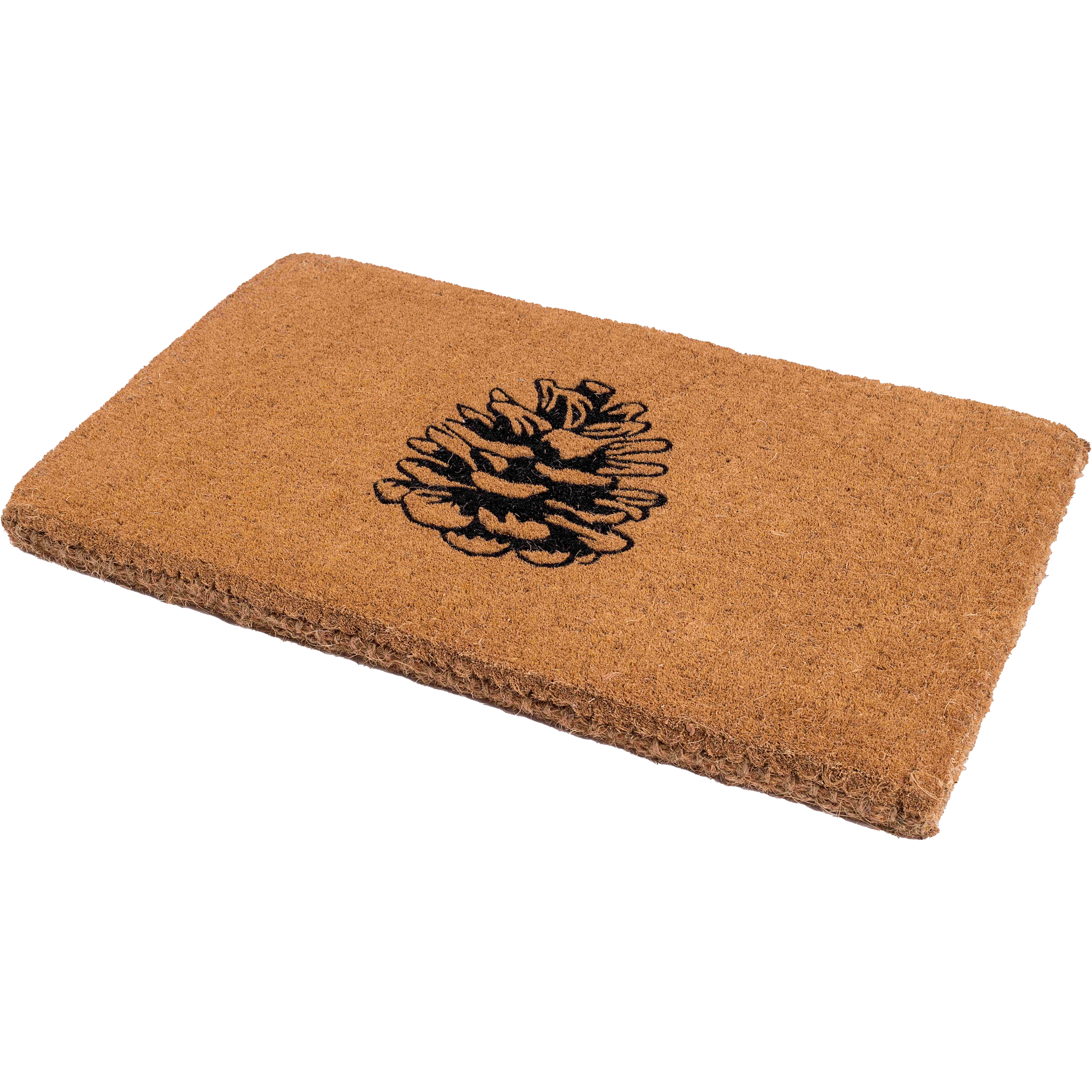 Nature Lover Pine Cone Coir Doormat by Fab Habitat