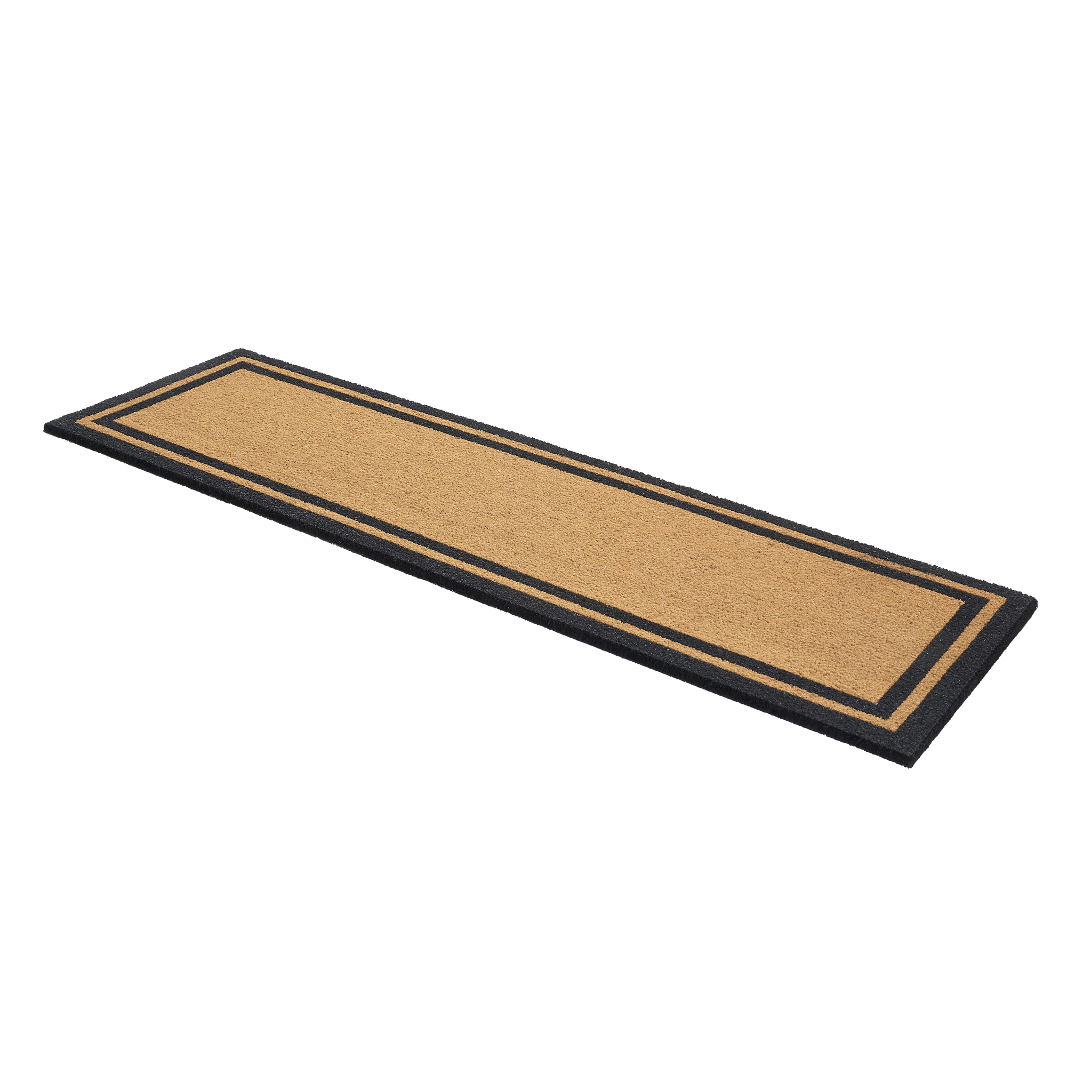 Double Black Border Coir Doormat by Fab Habitat