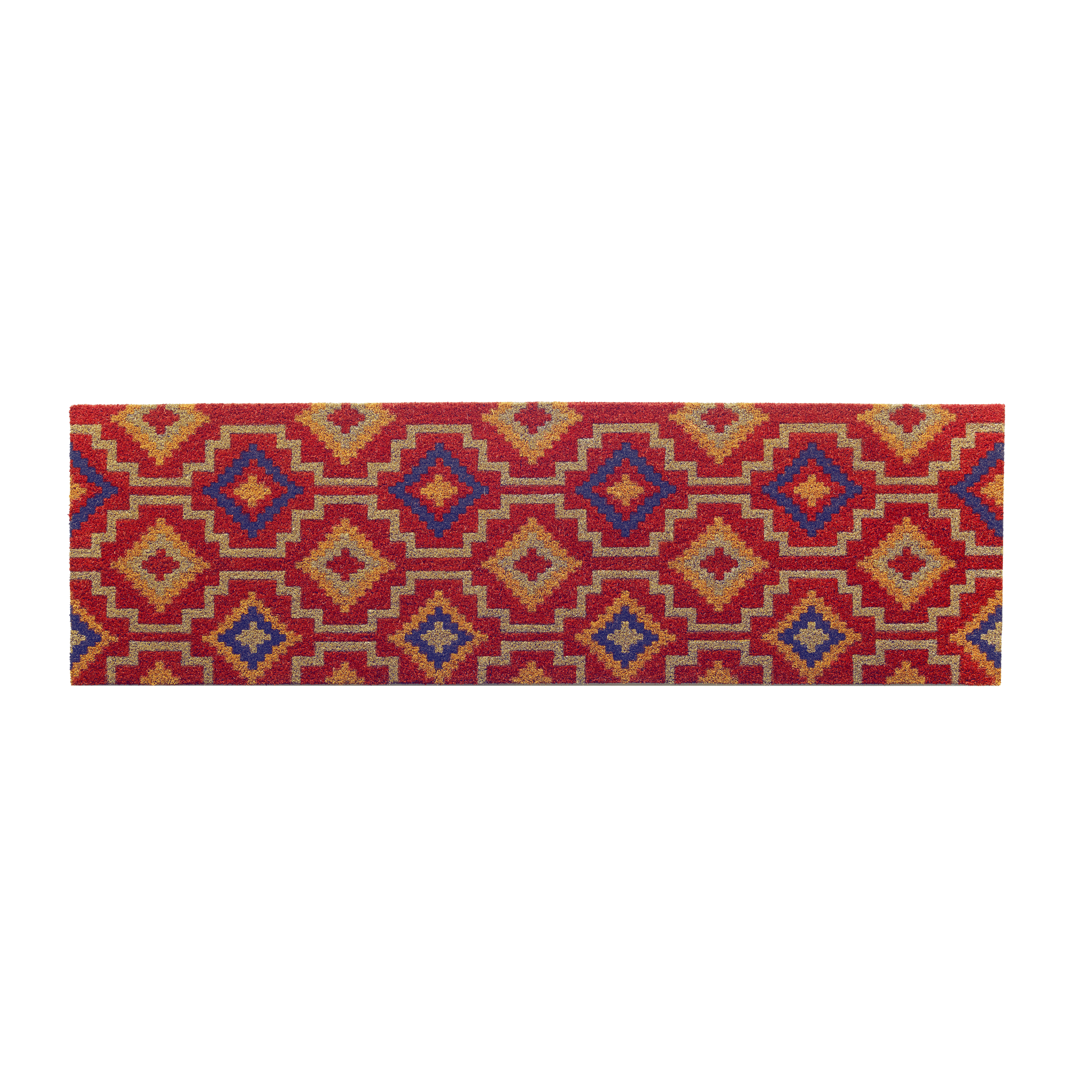 Lhasa Kilim - Red Coir Doormat by Fab Habitat