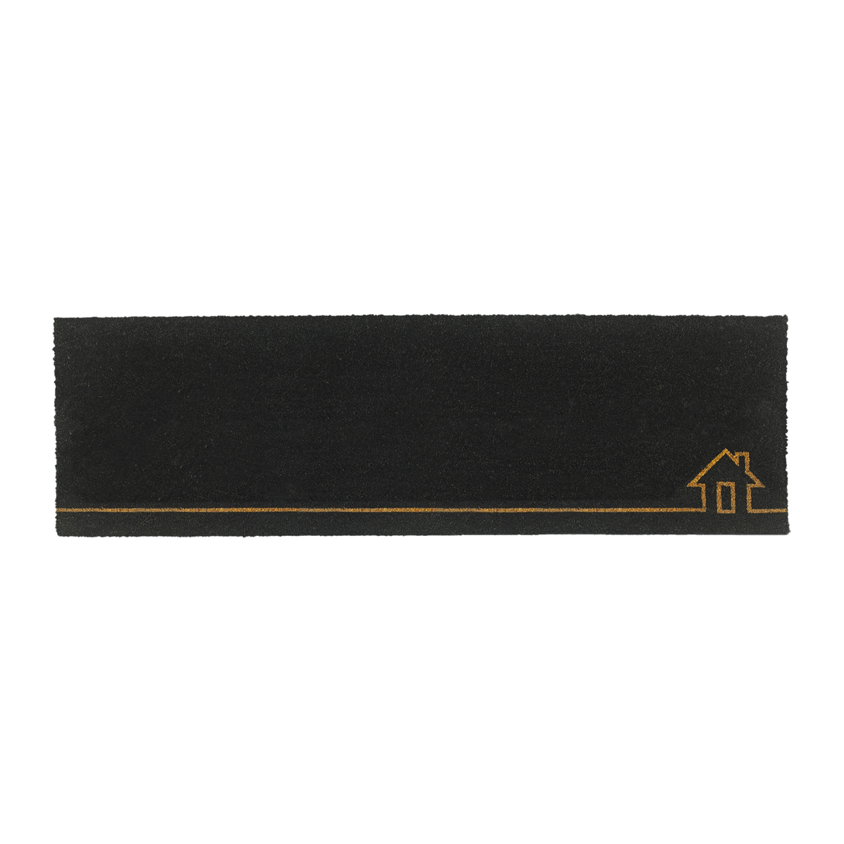 Home View - Black Coir Doormat, photo 7 of 12