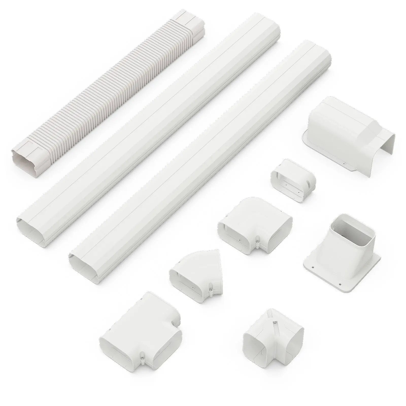 4 Inches W Mini Decorative PVC Slim Line Cover Kit by DirectDeals