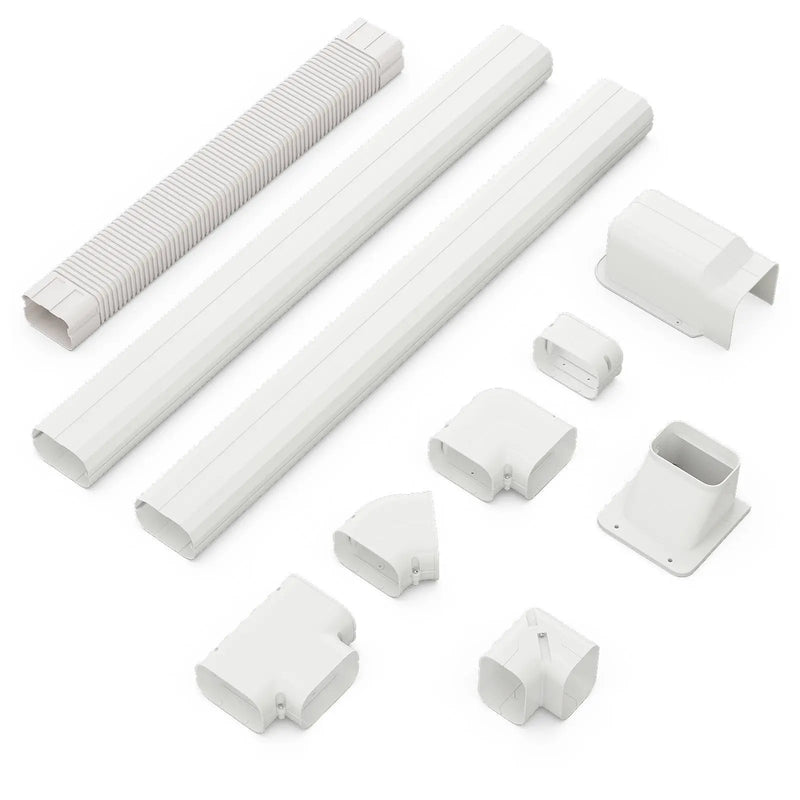4 Inches W Mini Decorative PVC Slim Line Cover Kit by DirectDeals