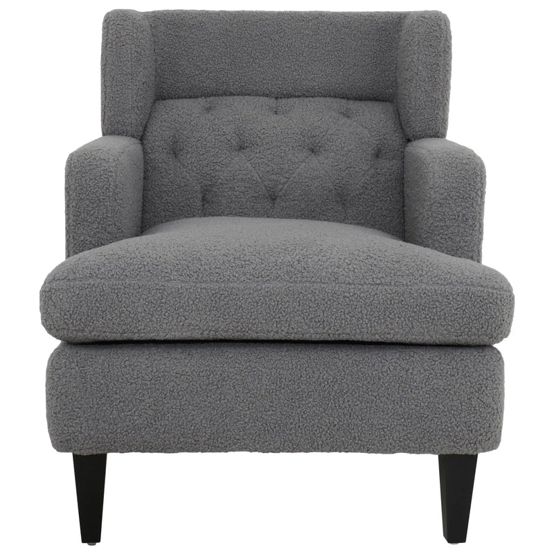 Upholstered Accent Chair Tufted Armchair For Living Room And Bedroom by Unique Piece Furniture